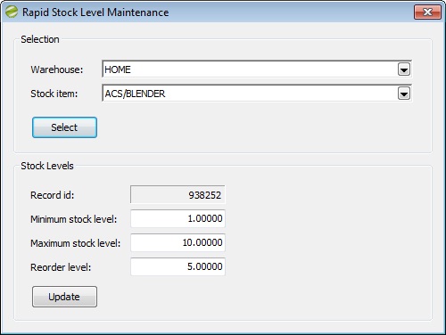 Sicon Enhancement Pack rapid stock level maintenance