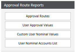 Sicon WAP Approval Routes Help and User Guide - approval route reports
