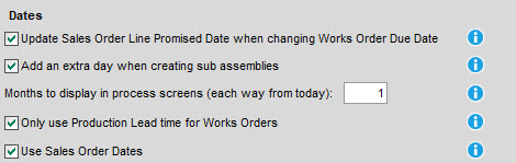 Sicon Works Orders HUG - Section 11.6a Dates