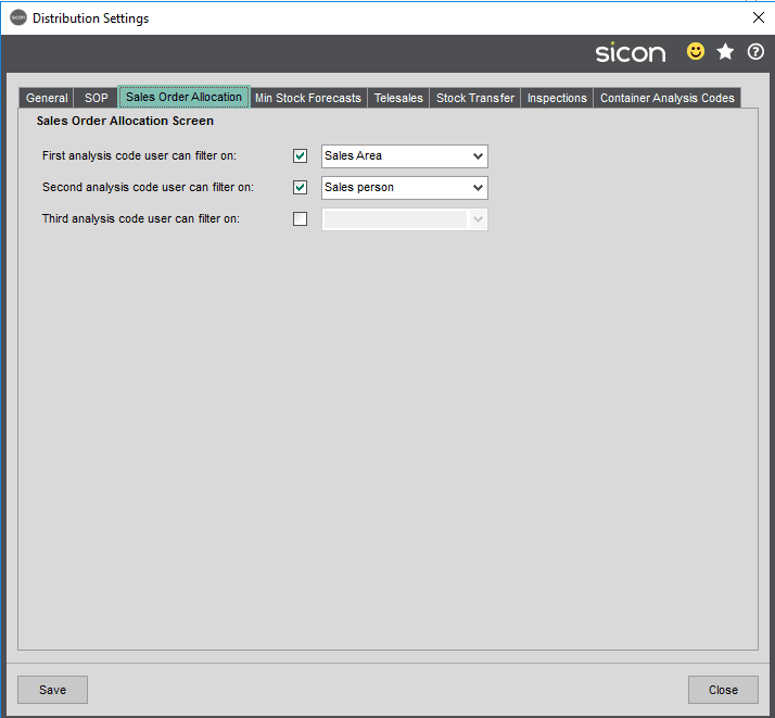 Sicon Distribution Help and User Guide - Image 10.1.3
