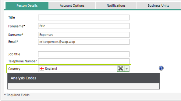 Sicon WAP Expenses Help and User Guide -Expenses HUG Section 13.2 Image 2