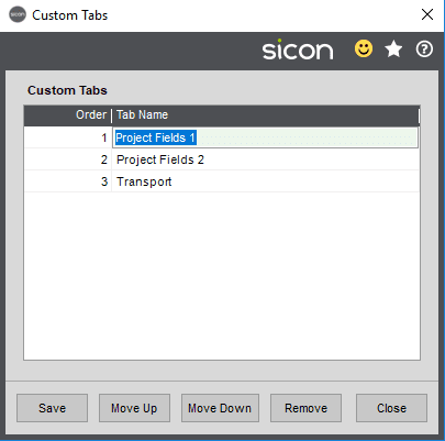 Sicon Projects Help and User Guide - SS3.11-1a