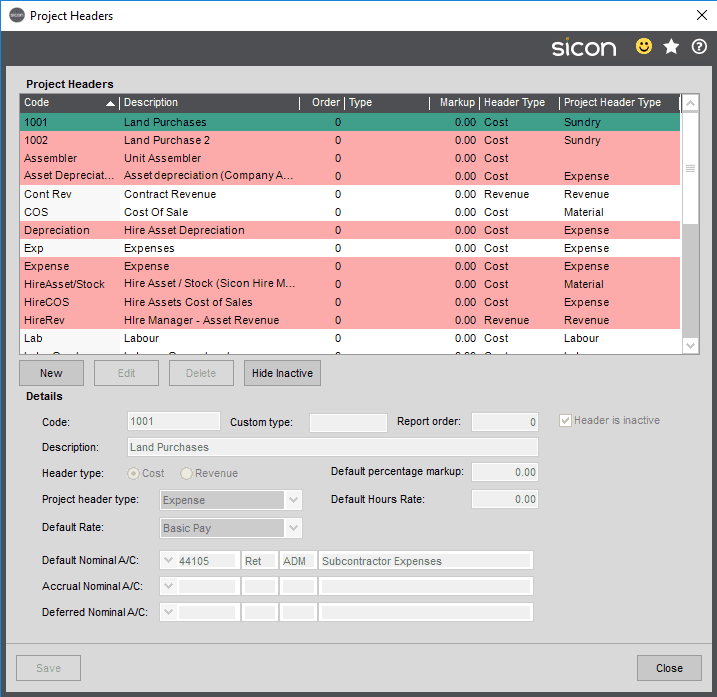 Sicon Projects Help and User Guide - SS3.3-1