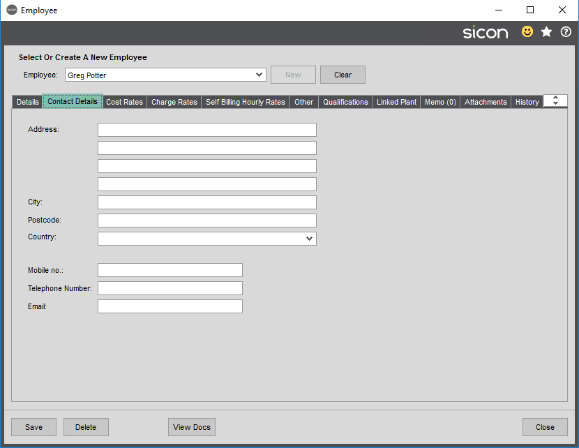Sicon Projects Help and User Guide - SS3.5.2-1