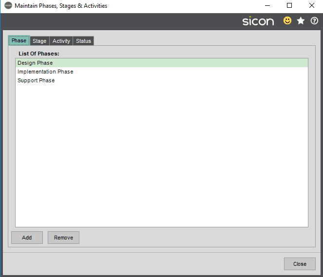 Sicon Projects Help and User Guide - SS3.9-1