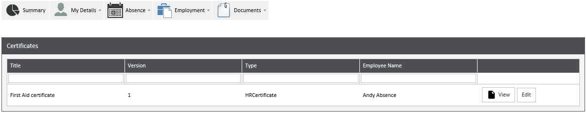 Sicon WAP HR Help and User Guide - HR HUG Section 16.2 Image 1
