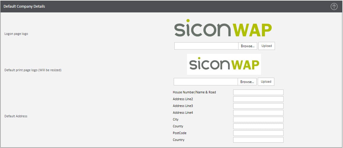 Sicon WAP System Settings Help and User Guide - WAP System HUG Section 10.4 Image 1