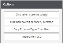 Sicon WAP Expenses Help and User Guide - Expenses HUG Section 3.2 Image 1