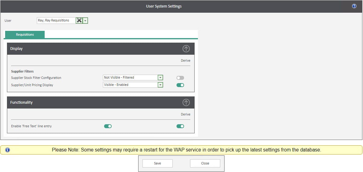 Sicon WAP User Setting Help and User Guide - Users HUG Image Section 22 Image 1