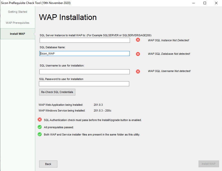 Sicon WAP Install Help and User Guide - WAP Install HUG 2.6 - Image 6