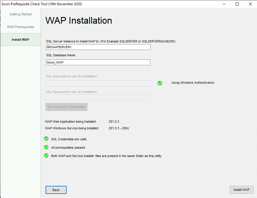 Sicon WAP Install Help and User Guide - WAP Install HUG 2.6 - Image 9