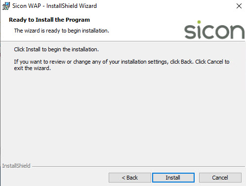Sicon WAP Install Help and User Guide - WAP Install HUG 2.7 - Image 4