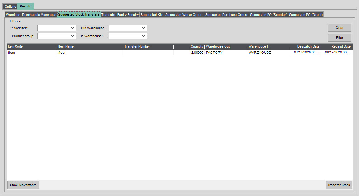 Sicon Material & Resource Planning Help and User Guide - Pic5