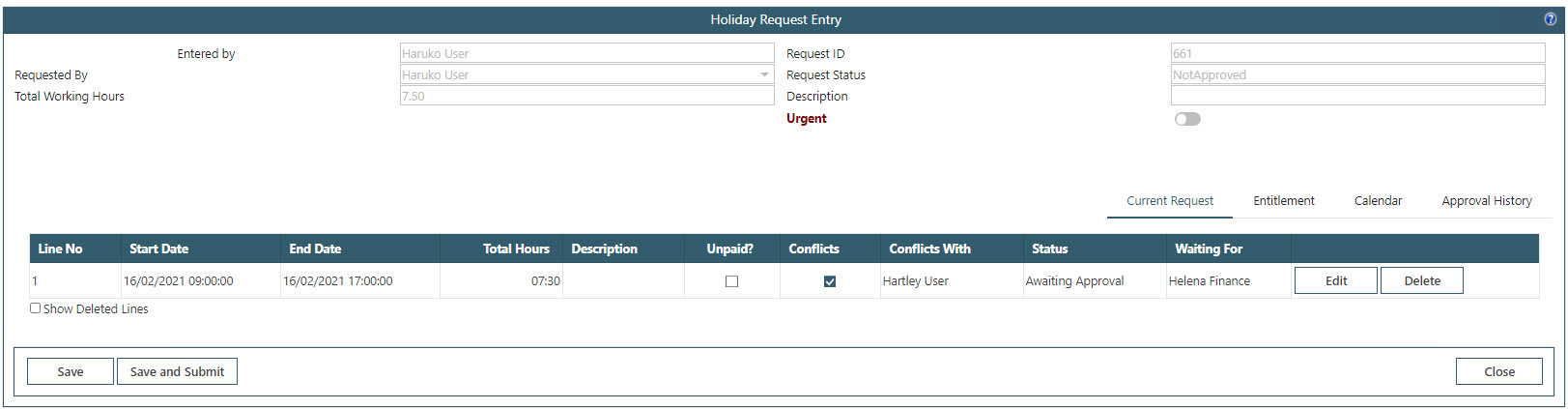 Sicon WAP Holidays Help and User Guide - WAP Holidays HUG Section 14.1 - Image 2