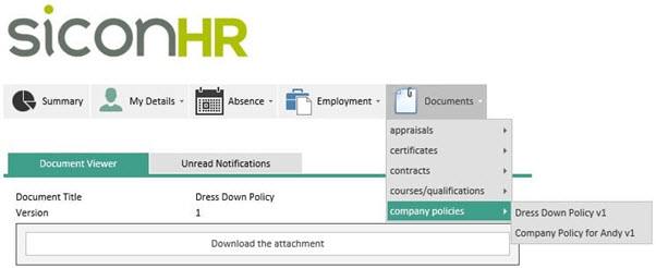 Sicon WAP HR module Help and User Guide - HR HUG Section 11.5 Image 1