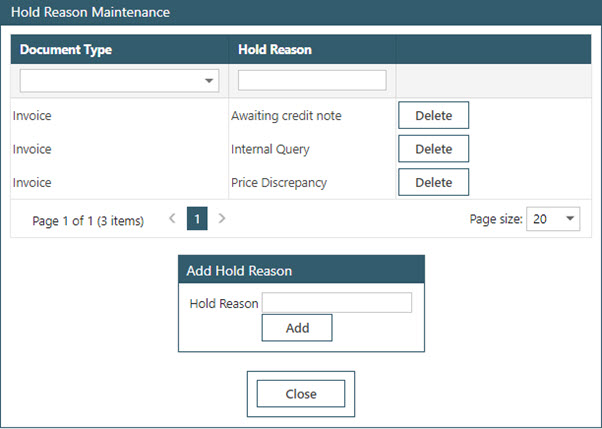 WAP Invoice Module Help and User Guide - Invoice HUG Section 17.3 Image 2