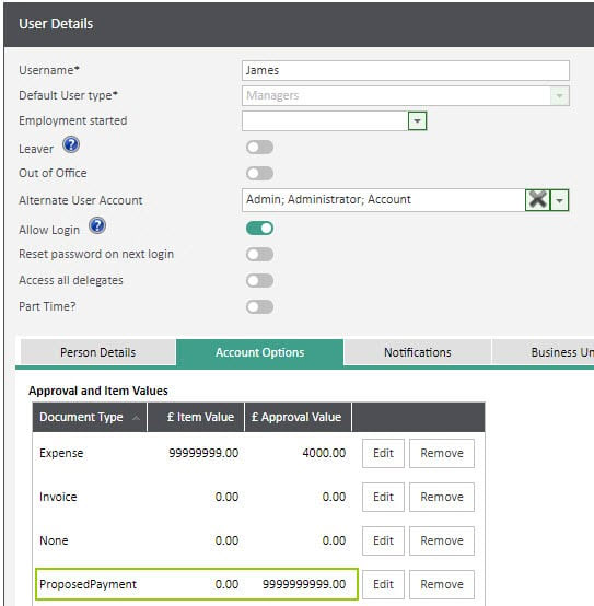 WAP Invoice Module Help and User Guide - Invoice HUG Section 23.1 Image 4