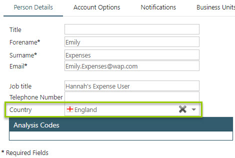 Sicon WAP Expenses Help and User Guide - WAP Expenses HUG Section 22.3 Image 2