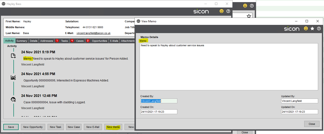 Sicon CRM Help & User Guide image166