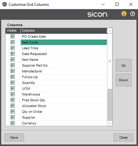 Sicon Distribution MRP - Section 1.2.5.2 Image 2