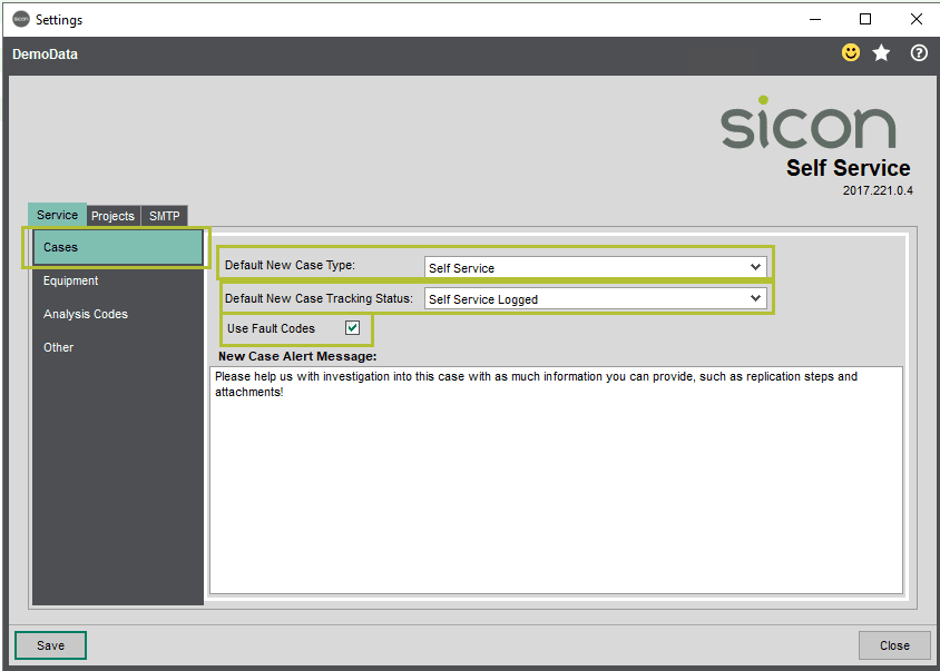 Sicon Self Service HUG - Section 1.2 Image 1